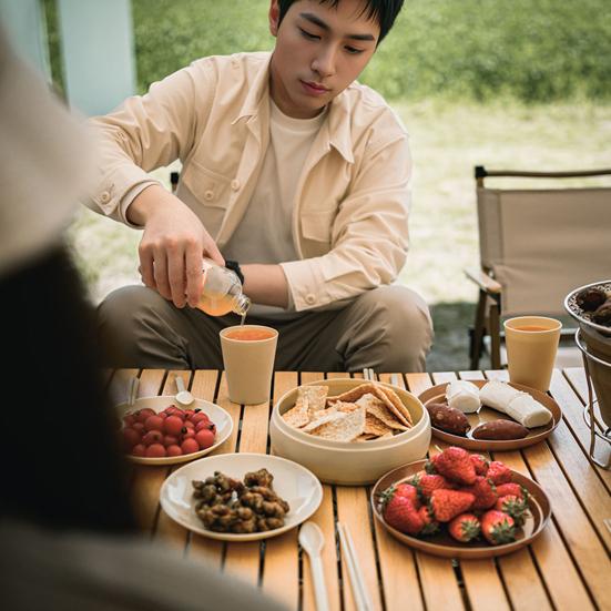 Полезная пищевая съемная тарелка для еды, посуда, оборудование для кемпинга, набор бытовых принадлежностей, тарелок