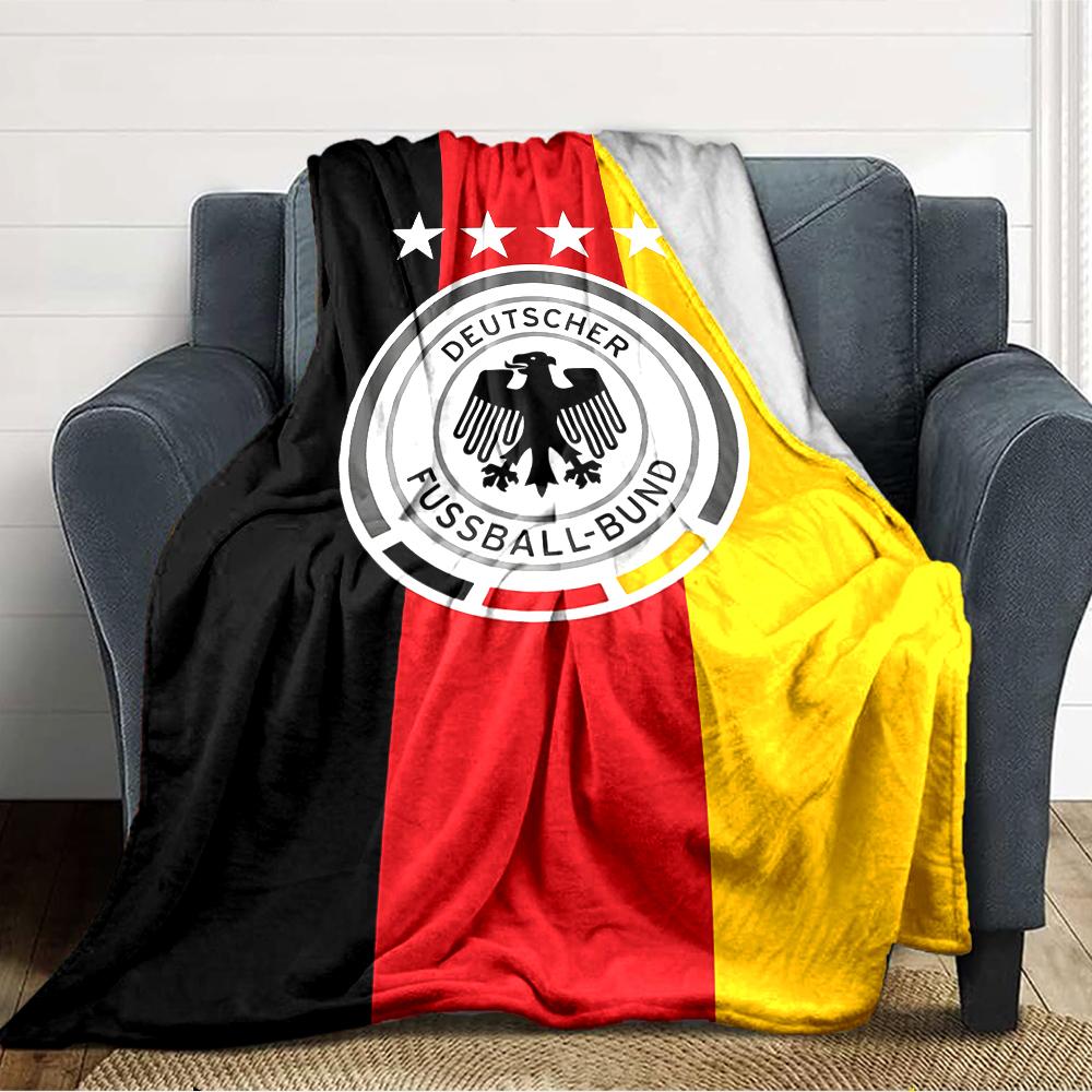 1pc Football Team (42) Blanket, Gift, for Men and Women, Soft Blanket, Good for Sofa Bed Couch Travel, Lightweight Flannel Blanket