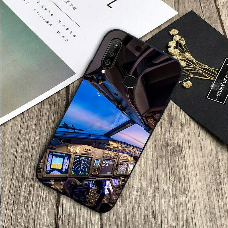 Flight Instruments Cockpit For Huawei Nova Y72 Y73 Y90 Y70 Y60 Y91 Y61 12s 12i 11i 8i 9 10 SE P40 Lite P60 P30 Pro Case