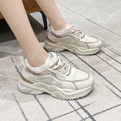 Модные женские вулканизированные спортивные кроссовки на шнуровке, дышащие спортивные кроссовки для бега по шоссе, женская высококачественная новая повседневная обувь