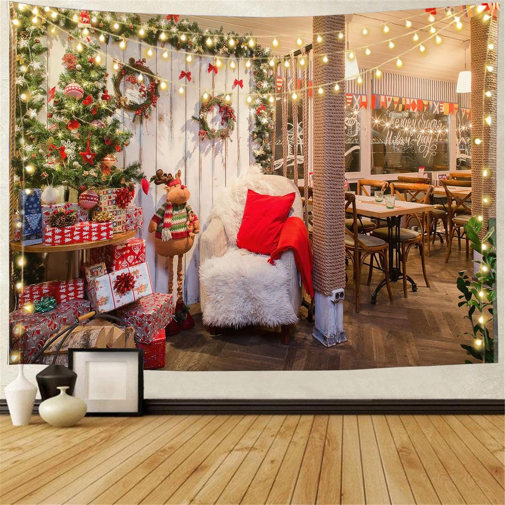 Snow Wall Hanging Tapestry Christmas Wall Hanging Tree Wall Hanging Gorgeous Christmas Tree Fireplace Gifts