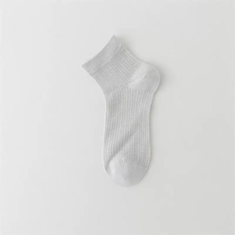 Women's Summer Thin Ice Silk Breathable Mesh Ballet Style Boneless Tube Socks