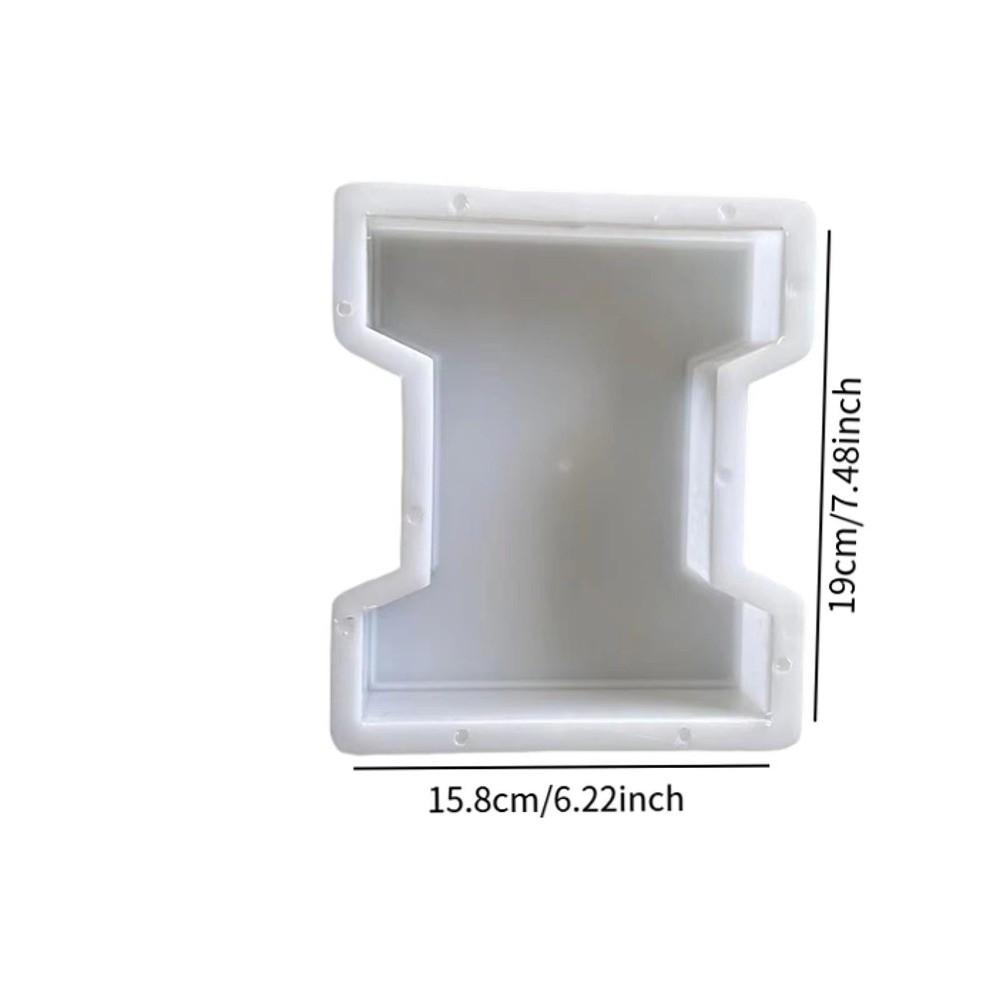 Thickened I Shape Brick Mold Plastic Concrete Paver Mold New Paving Brick Mold  Garden Walkway