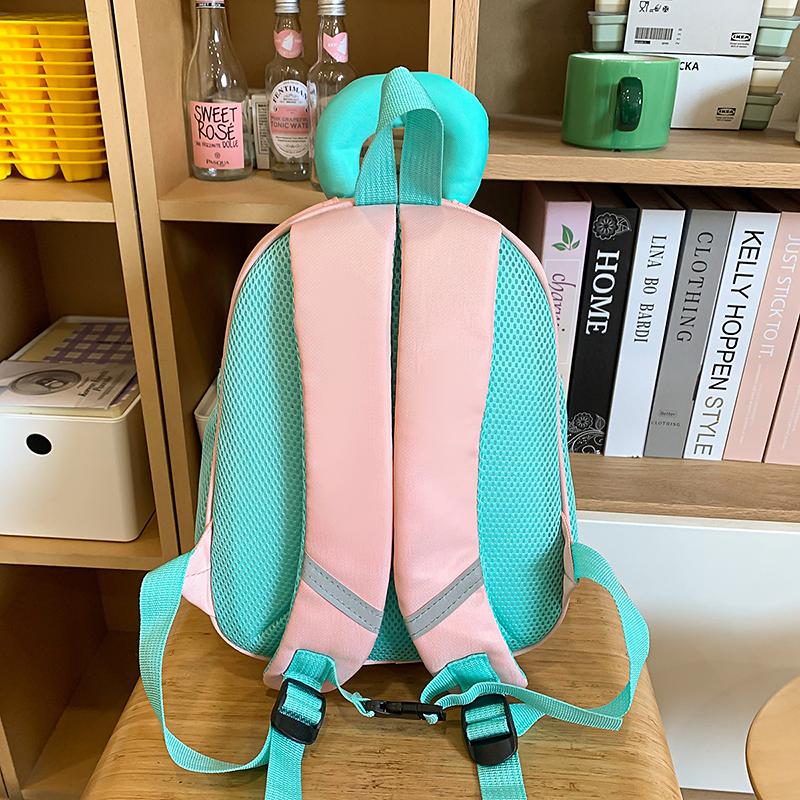 Детский школьный рюкзак для детского сада с героями мультфильмов, маленький рюкзак для мальчиков и девочек с изображением животных и кошельком для монет