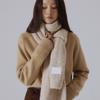 SILN Long Cloud Boucle Knit Muffler (OAT BEIGE)