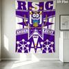 Rsc Anderlecht Wall Tapestry Aesthetic Wall Hanging Printed Fabric Blanket Decorative Tapestries For Bedroom Living Room Home Decor