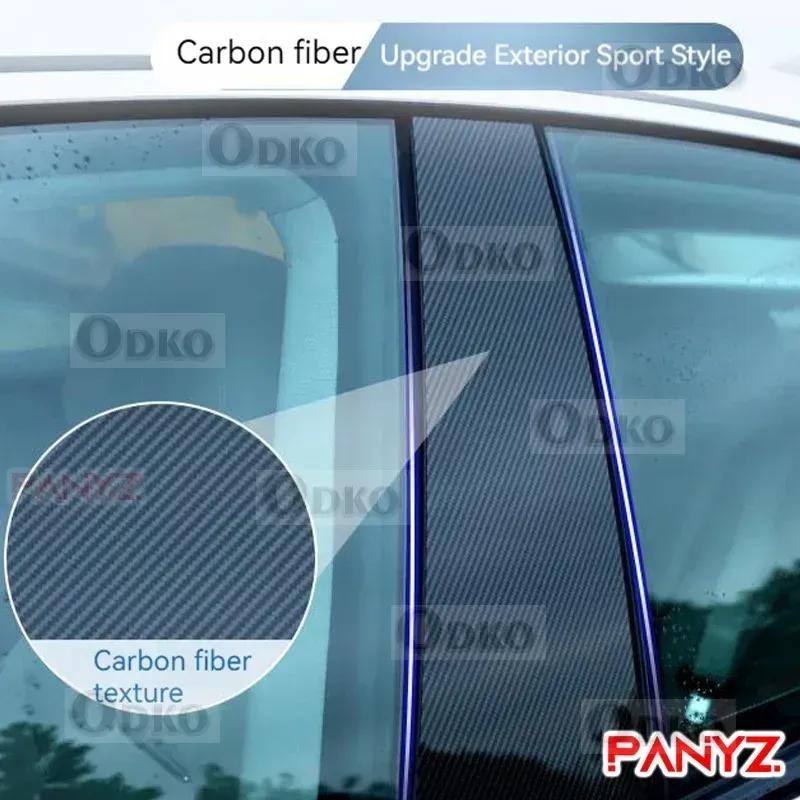 6 шт. Накладки на стойки кузова, оконные и дверные молдинги для Honda CRV CR-V 2012 2013 2014 2015, наклейки на стойки BC, Автоаксессуары