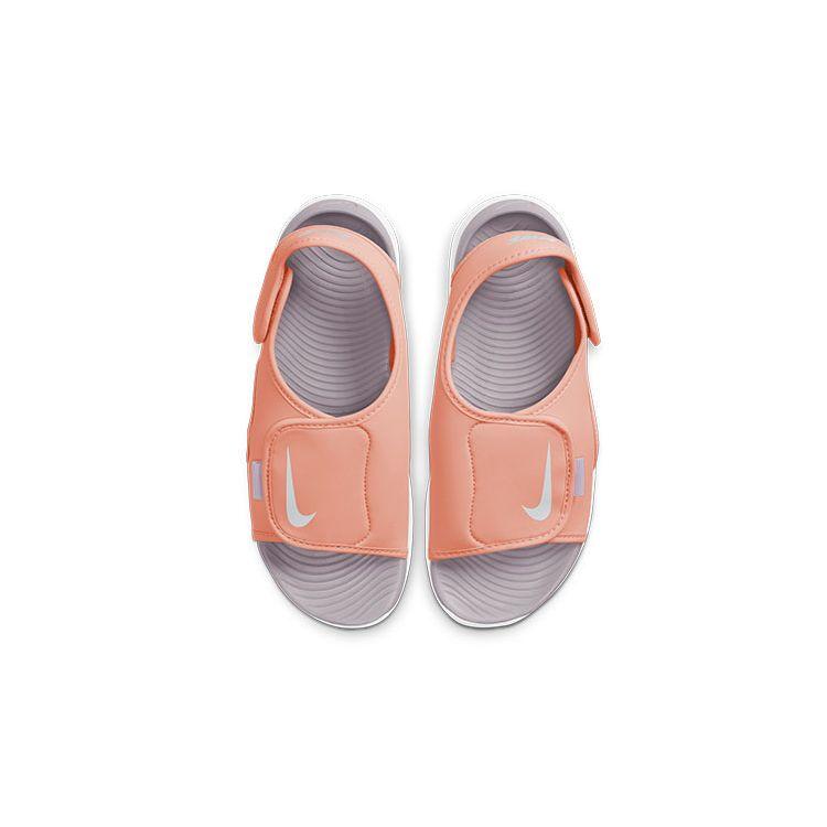 Nike Кроссовки Sunray Adjust 5 V2 GS Crimson Bliss Kids цвета оранжевый, светло-фиолетовый, металлик-платина DB9562-602
