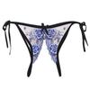 Сексуальное цветочное прозрачное кружево с открытой передней частью и ластовицей для можно носить, показывая перфорированное для повседневного розовый стринг белый стринг синий стринг [XGOPTS]
