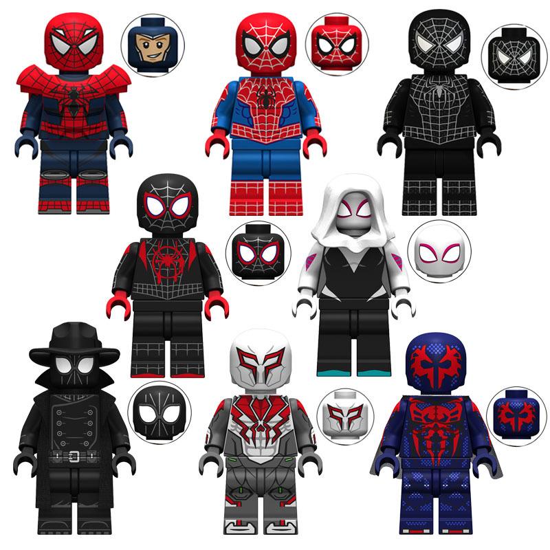 Spider-Man Building Block Figure Mini Bricks Construction Toy Model Desktop Ornament for Kids Gift