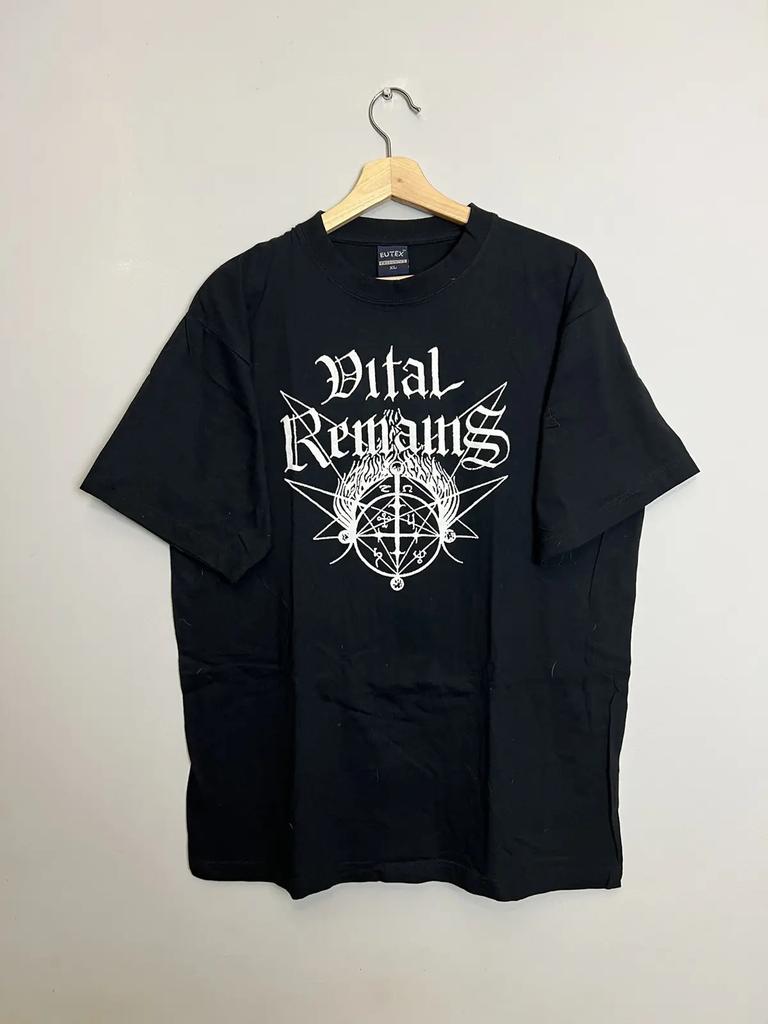 Редкая винтажная футболка 90-х с логотипом Vital Remains, группа Death Metal, унисекс
