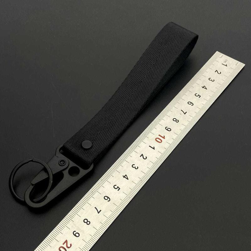 Keychain Wrist Strap Heavy Duty Colorful Nylon Webbing Strong Hanging Lanyard for Phone Wallet Travel Accessories