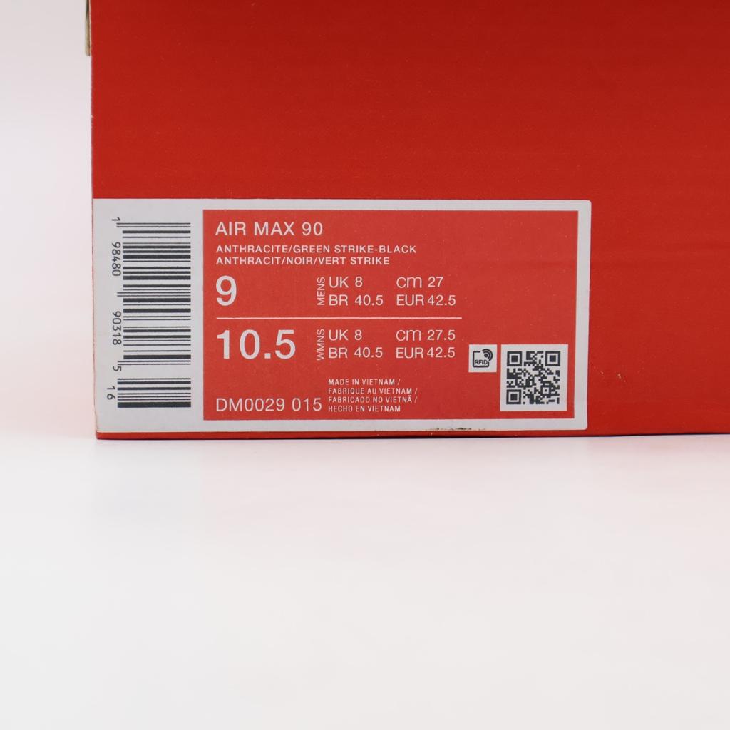 DM0029-015 Nike Air Max 90 Антрацит Черный Зеленый Удар (Мужской)