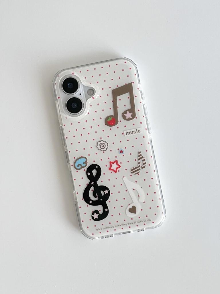 music fashionable phone case for iphone 17 pro max 16 plus 15 14 13 11 silicone back cover for iphone 12 xr x shell bumper