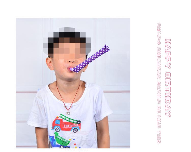 Бумажные свистки-дудки «Дракон» 6,5 см для празднования детского дня рождения