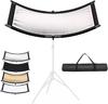 Soopho U-type Reflective Screen Portrait Curved Light Reflector 46cmx108cm/176cmX61cm for Photo Studio Kits Photography