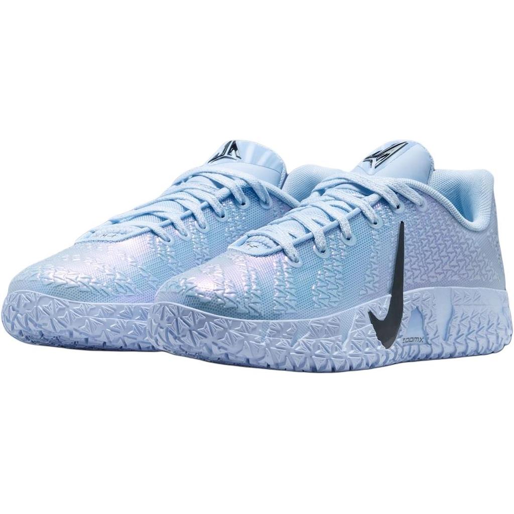 Nike Детские баскетбольные кроссовки Ja Morant 3, дышащие, низкие, сине-голубые, детские, IB4774-400