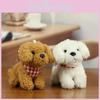 Soft Fluffy Teddy Dog Plush Toy Keychain Perfect For Backpacks And Gifts