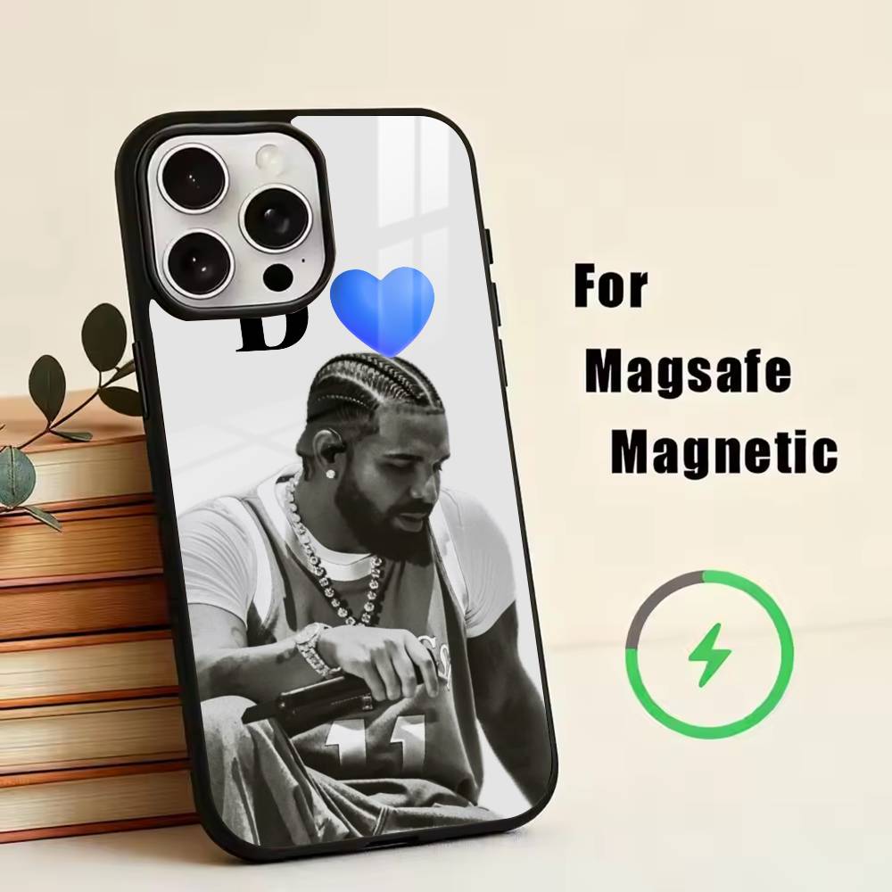 Rapper D-Drake Phone Case For iPhone17,16,15,14,13,12,11 Plus,Pro Magnetic For Magsafe Wireless Charging