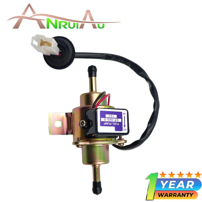 New 1PC 12585-52030 12V Fuel pump EP5000 for Yanmar Cub Cadet Engine Kubota - B6000DT B6000E G3200 Mower G4200 Mower KH-1 KH-35H