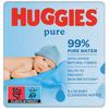 Huggies Pure Wet Wipes, Unscented, 3X56 Pcs
