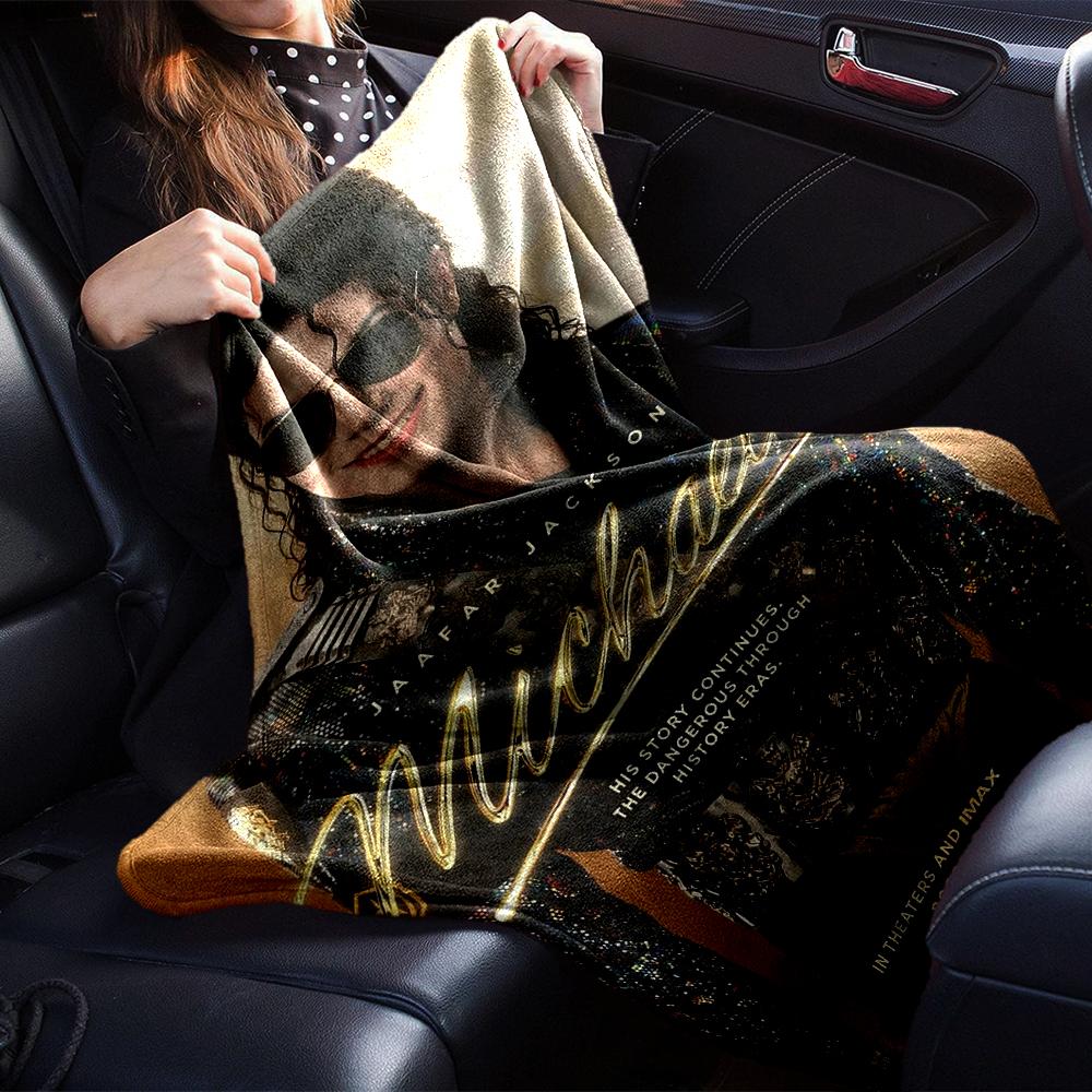 1Pc Michael Jackson'S Legacy Continues Blanket Soft Throw Blanket For Home Bedroom Bed Sofa Travel Office Solid Christmas Blanket