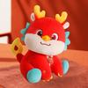 Плюшевая игрушка Плюшевый дракон Китайского года Набитое животное с подсвечивающимся хвостом Украшение Фигурка для