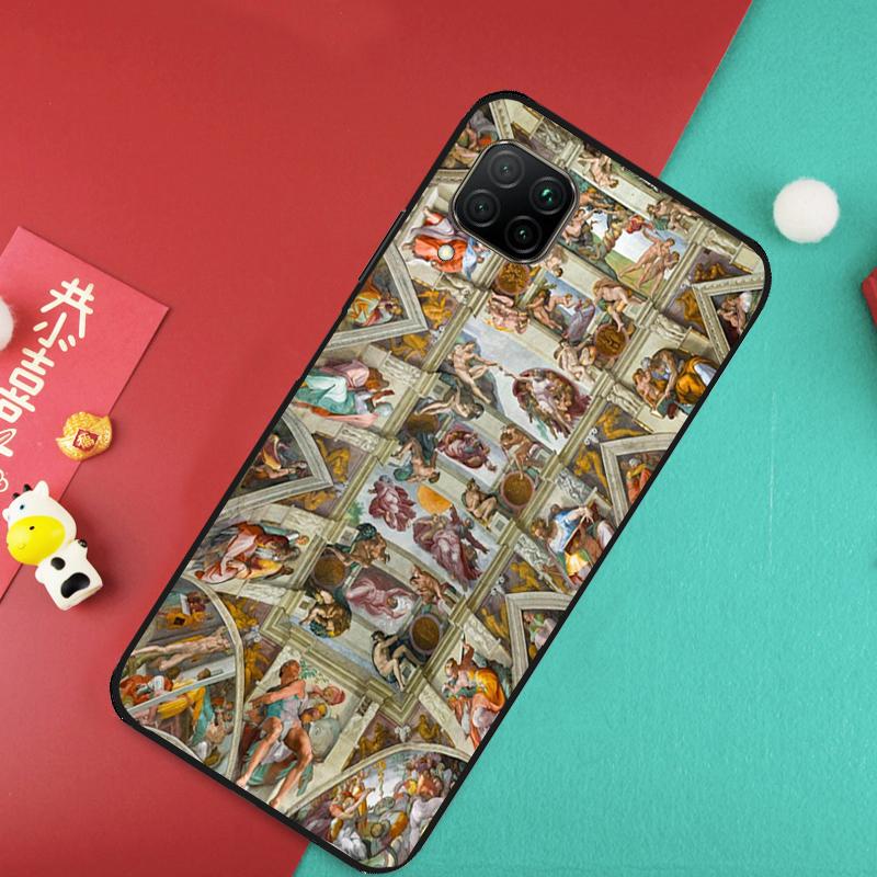Чехол Michelangelo Art Для Huawei Nova Y73 Y70 Y72 Y60 Y90 Y61 Y91 8i 7i 11i 12i 12s 9 10 SE P20 P30 P40 Lite