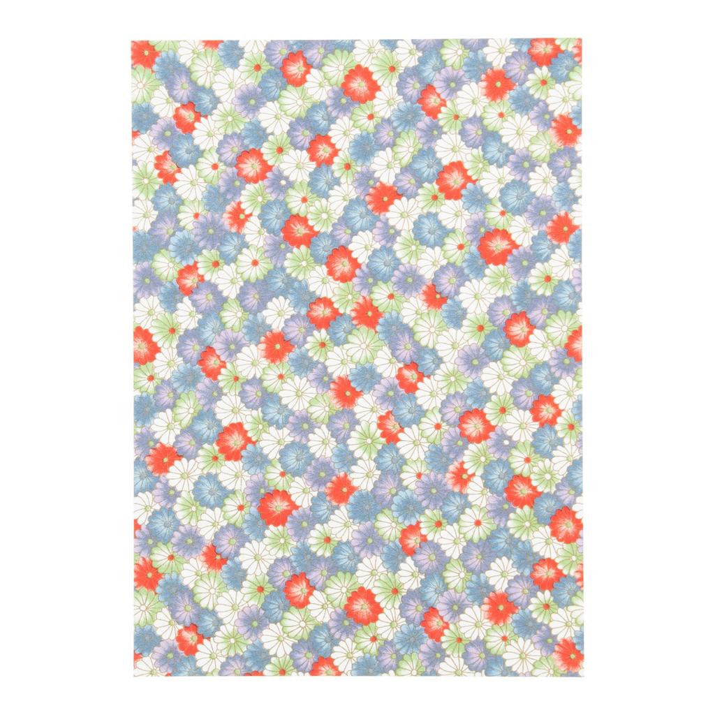 Kawasumi Washi Chiyogami Yuzen Washi B4 15 15 E Set Paper, Size, Patterns, Sheets,