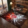 FC St. Pauli Football Print Crystal Velvet Rug, Comfortable Water Absorbent Non Slip Indoor Floor Carpet