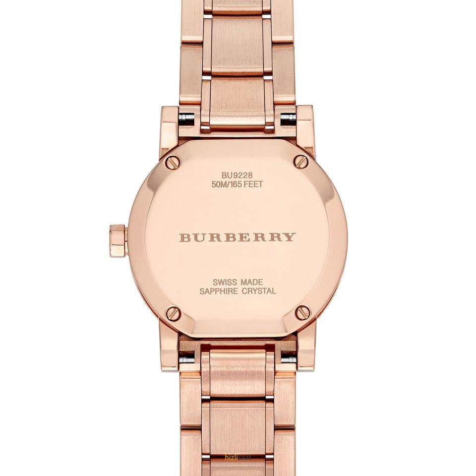 Burberry Женские часы City с циферблатом Nude и стальным ремешком Rose Gold BU9228