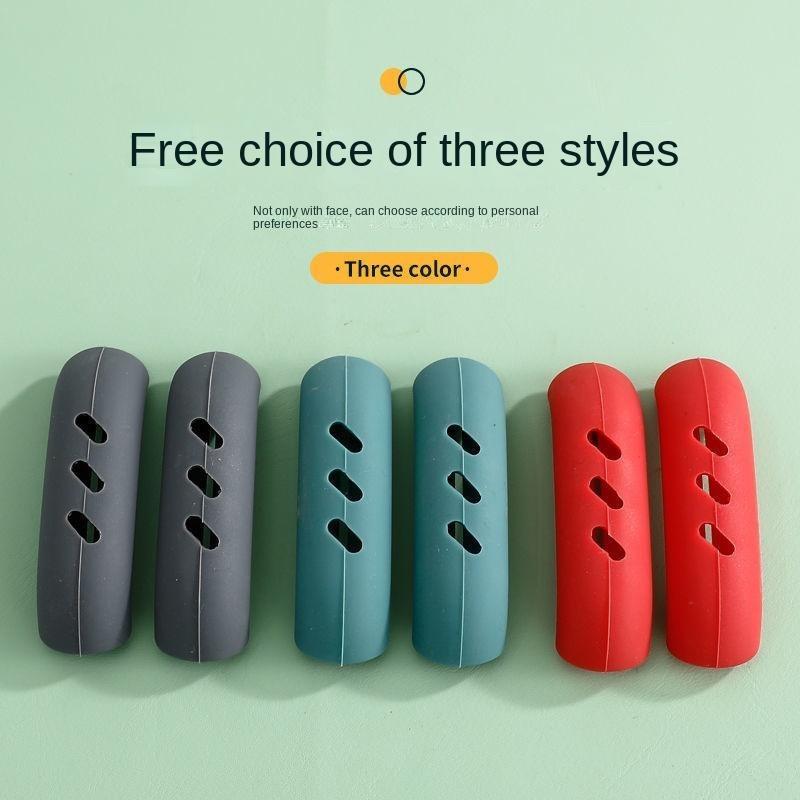 Silicone Pan Handle Anti-scalding Sleeve, Iron Pot Ear Anti-scalding Handle, Multi-function Wok Handle Sleeve, Universal Heat Insulation Pan Ear Tip