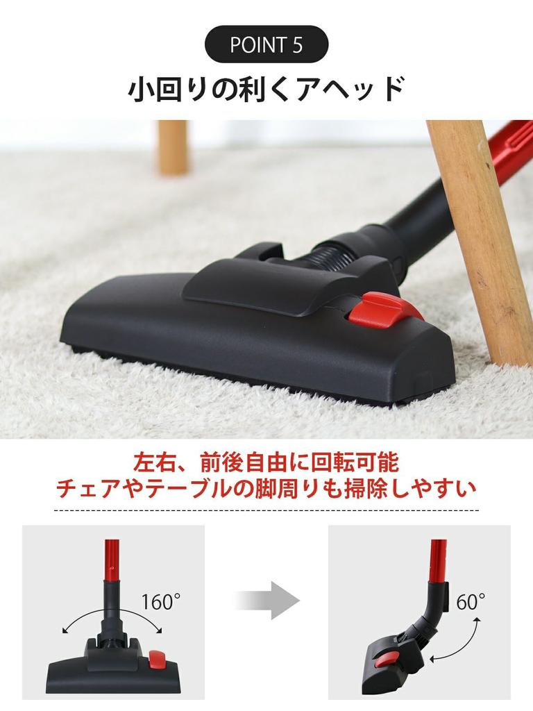 LNSOO пылесос с сетевым циклоном 17000 Па, сверхмощное всасывание, шнур питания 5 м, ручной пылесос, двухсторонний пылесос D20