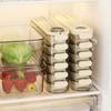 Главная Контейнеры для хранения пельменей с крышками Холодильник Морозильник Таймер Многослойный прозрачный антипригарный нижний ящик для пельменей с боковыми складками