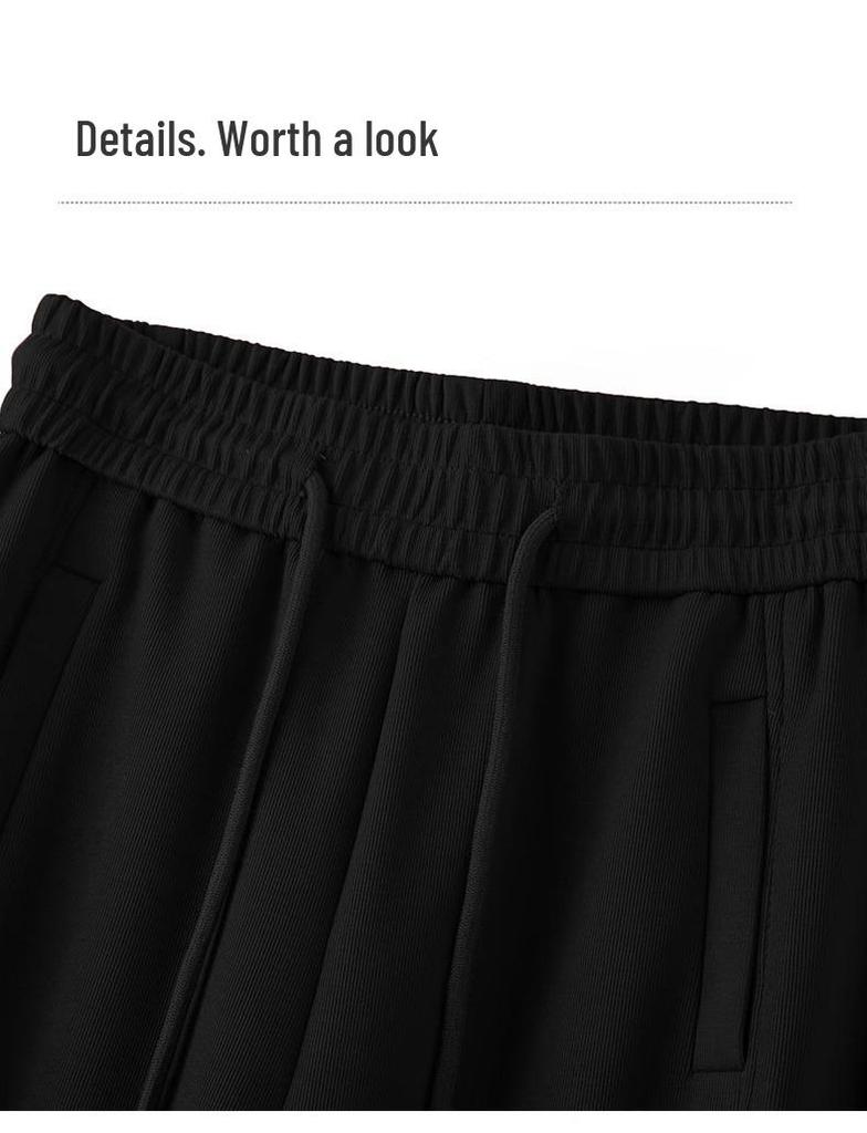 Элегантные серые брюки с высокой посадкой и широкими штанинами для женщин - Коллекция Осень 2025, Свободный крой, Повседневный дизайн с прямыми штанинами длиной до пола