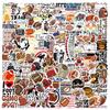 100 Cartoon Rugby Stickers Decorate Guitar Notebook Suitcase DIY Waterproof