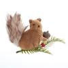 Мультяшная белка, подвесное украшение с сосновой шишкой, праздничное украшение для Рождественских подарков