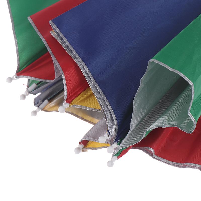 Складная шляпа-зонт, 1 шт., рыбалка, туризм, кемпинг, пляжный головной убор, шляпа от солнца, шляпа