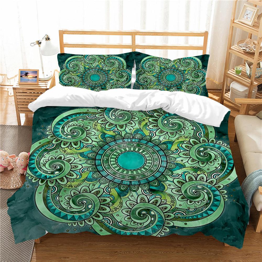 Богемный домашний комплект постельного белья, пододеяльник, наволочка, комплект постельного белья для спальни, полный размер, односпальная/двуспальная кровать, украшение дома