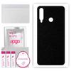 apgo Protective Skin Sticker for the Back Compatible with Honor 20 Lite, Wrap Film, Foil, Vinyl - Pattern Matte Black