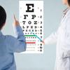 Eye Chart for Exam PVC Low Vision Easy To Clean with Occluder and Pointer Wall Home