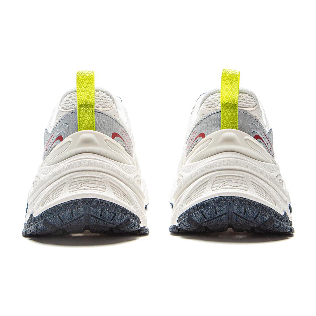 Li Ning Звездное Кольцо Нескользящие, Износостойкие, Дышащие Низкие Повседневные Кроссовки Женские Белый Серебристый AGCV356-2