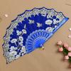 Printed Pattern Dance Party Show Folding Fans Performance Props Decoration Chinese Style Art Craft Gift