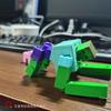 3D-печатная Мутантная Зеленая Жительница 13 см, Артикулированная Фигурка Действия с Множественными Трансформациями