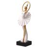 Современная креативная фигурка девочки-балерины, смоляные украшения, фигурки для детской комнаты, декорация, скульптура для дома, офиса, стола, поделки
