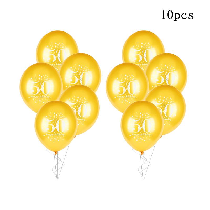 С днем рождения 30 40 50 60 годовщина украшения дня рождения для взрослых латексные шары цифры гелиевые шары 30-й день рождения Anniversaire