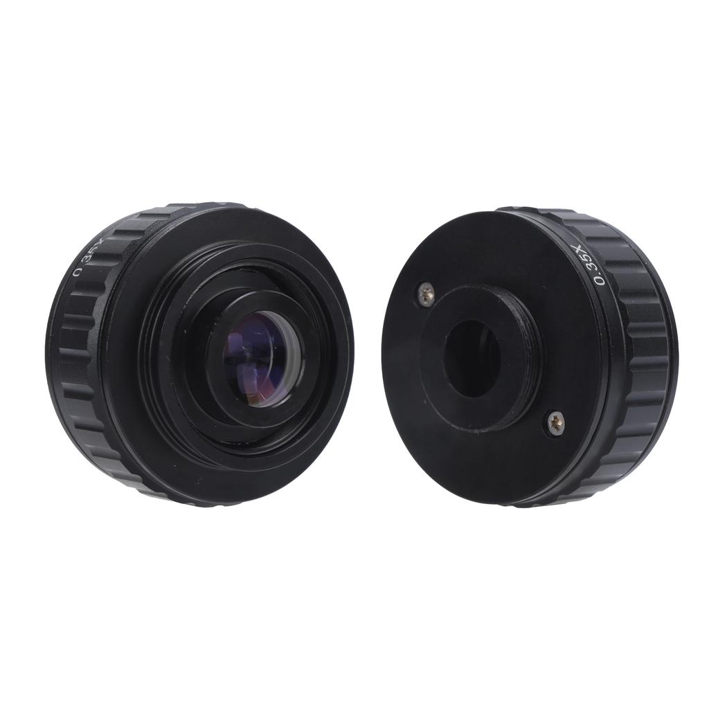 0.35X 38mm C Mount Lens Adapter Tube Microscope Accessory for Trinocular Stereo Microscope
