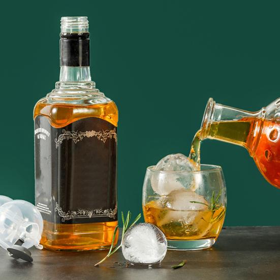 Форма для ледяного шара, 4 полости, кухонные принадлежности, пластиковая круглая форма для изготовления кубиков льда, практичная DIY, устойчивость к низким температурам