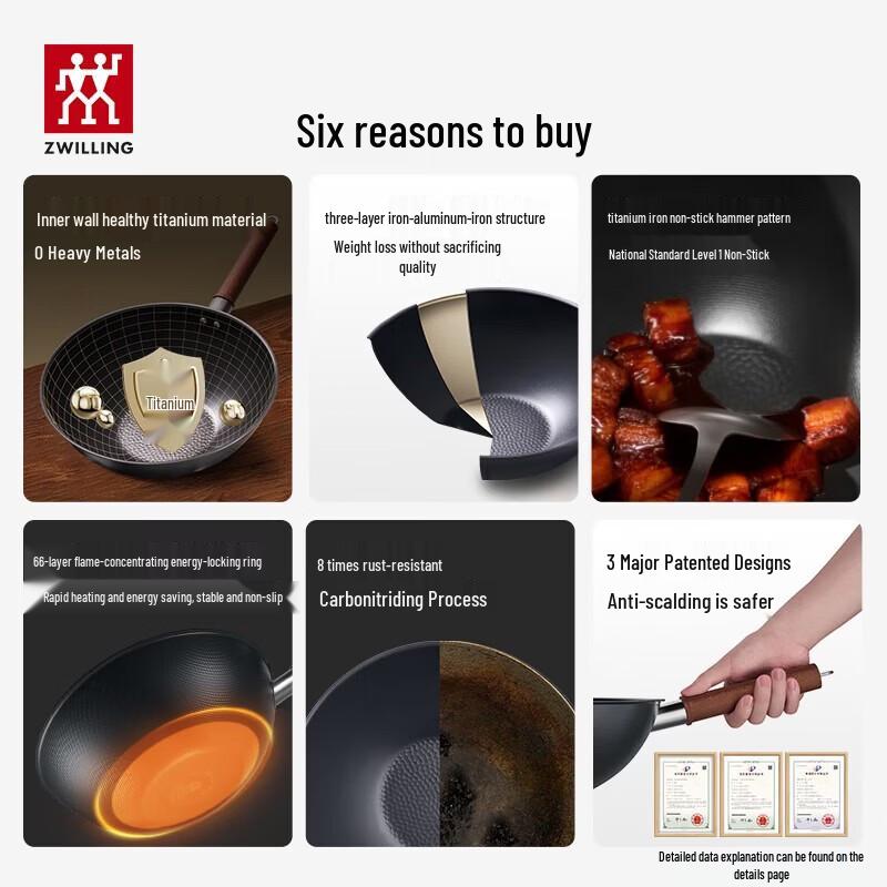 ZWILLING Dragon Series 30cm Ultra-Light Wok