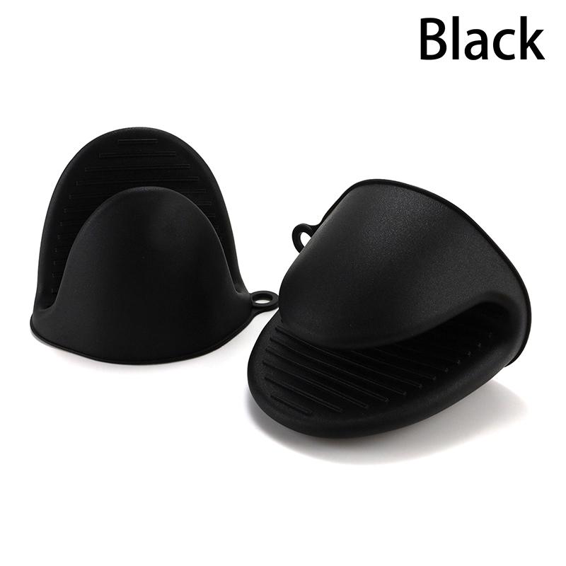 2 Pcs Oven Mitts Silicone Heat Resistant Pinch Mitts Anti Scalding Non Slip Gloves Clips Pot Holder Cooking Baking Oven Mitts